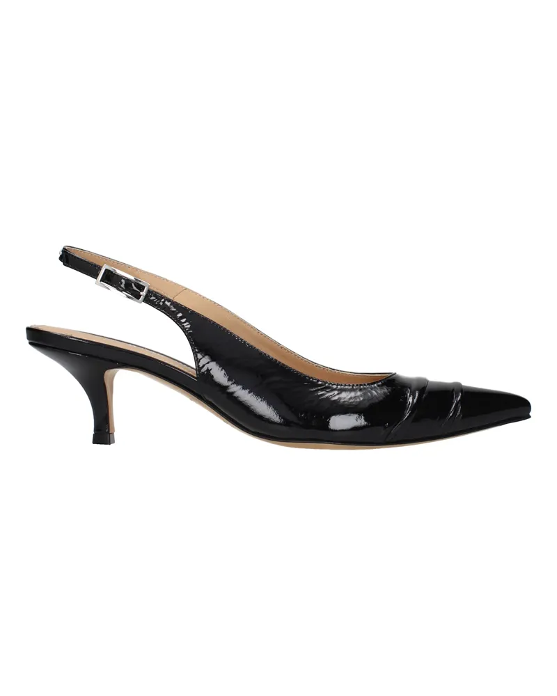 Maison Margiela Damens Sandalen Lack Schwarz -