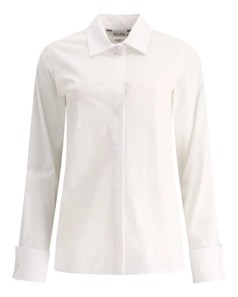 Max Mara Baumwollhemd White