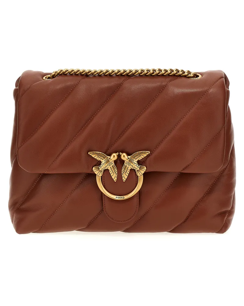 Pinko Love Big Puff' Crossbody -Tasche Beige