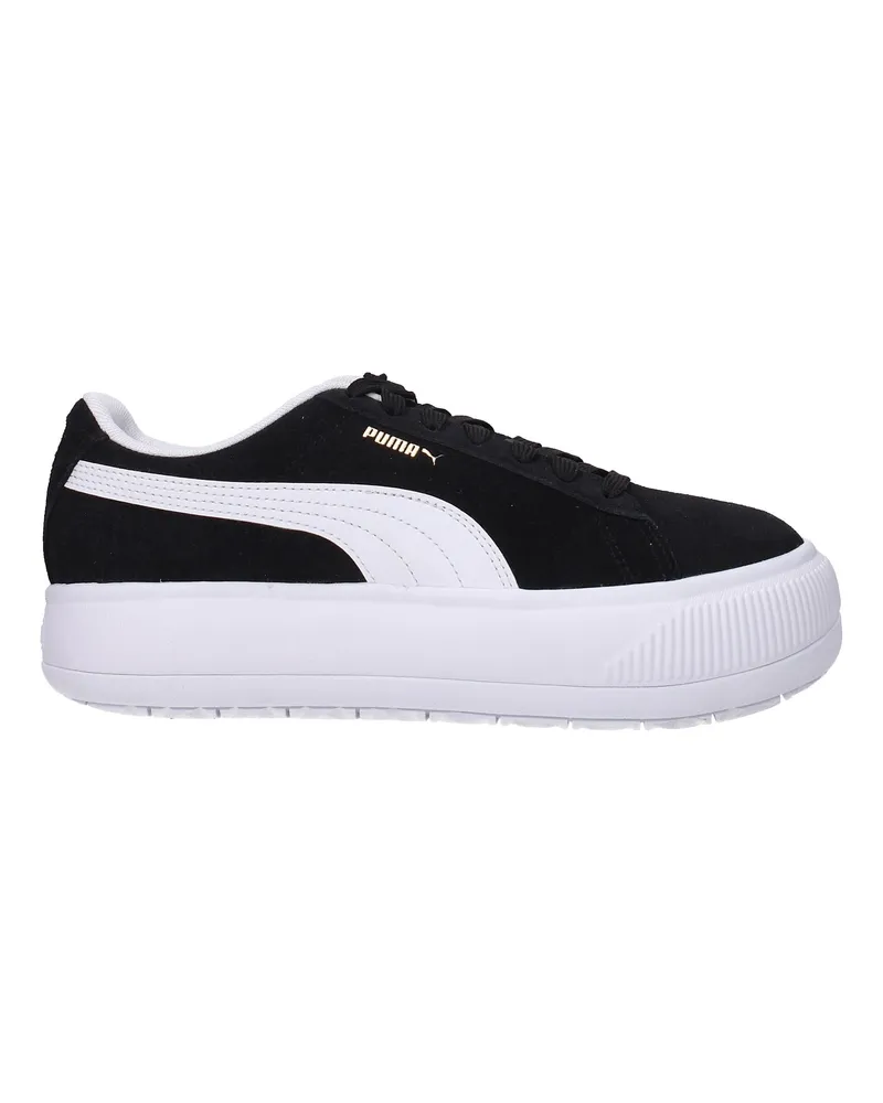 Puma Sneakers Wildleder Mayu Damens Wildleder Schwarz/Weiß -
