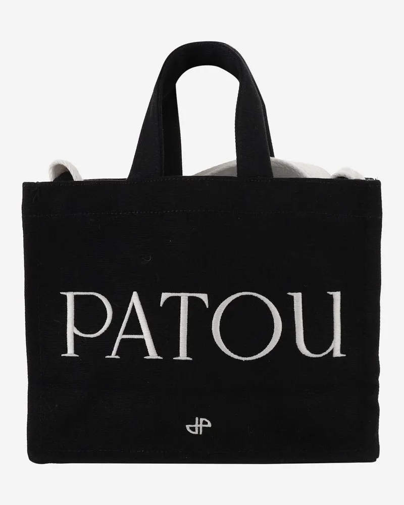 Patou Patou Baumwolltasche Schwarz