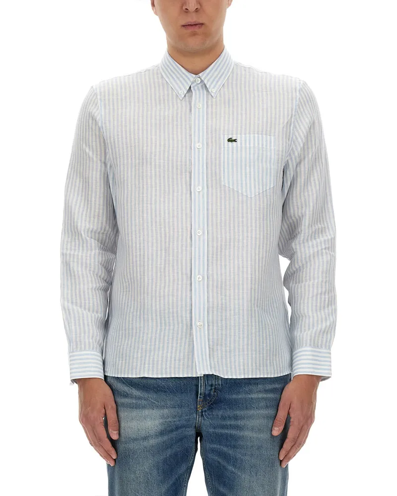 Lacoste Hemd mit Logo Multicolour