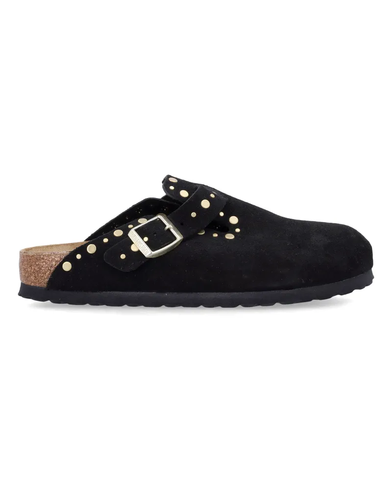 Birkenstock flache Schuhe schwarz Black