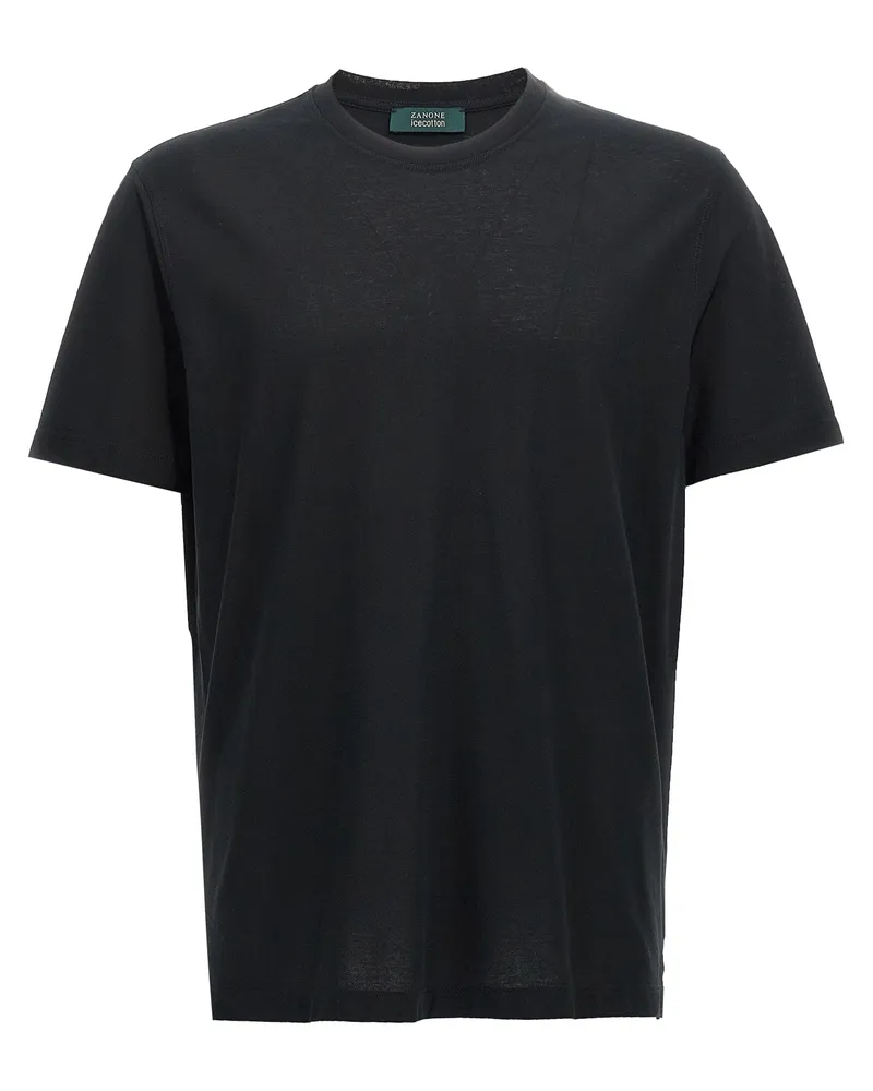Zanone Ice Cotton T -Shirt Black