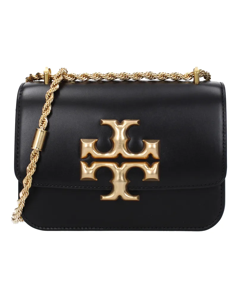 Tory Burch Eleanor Damens Umhängetasche Leder Schwarz -