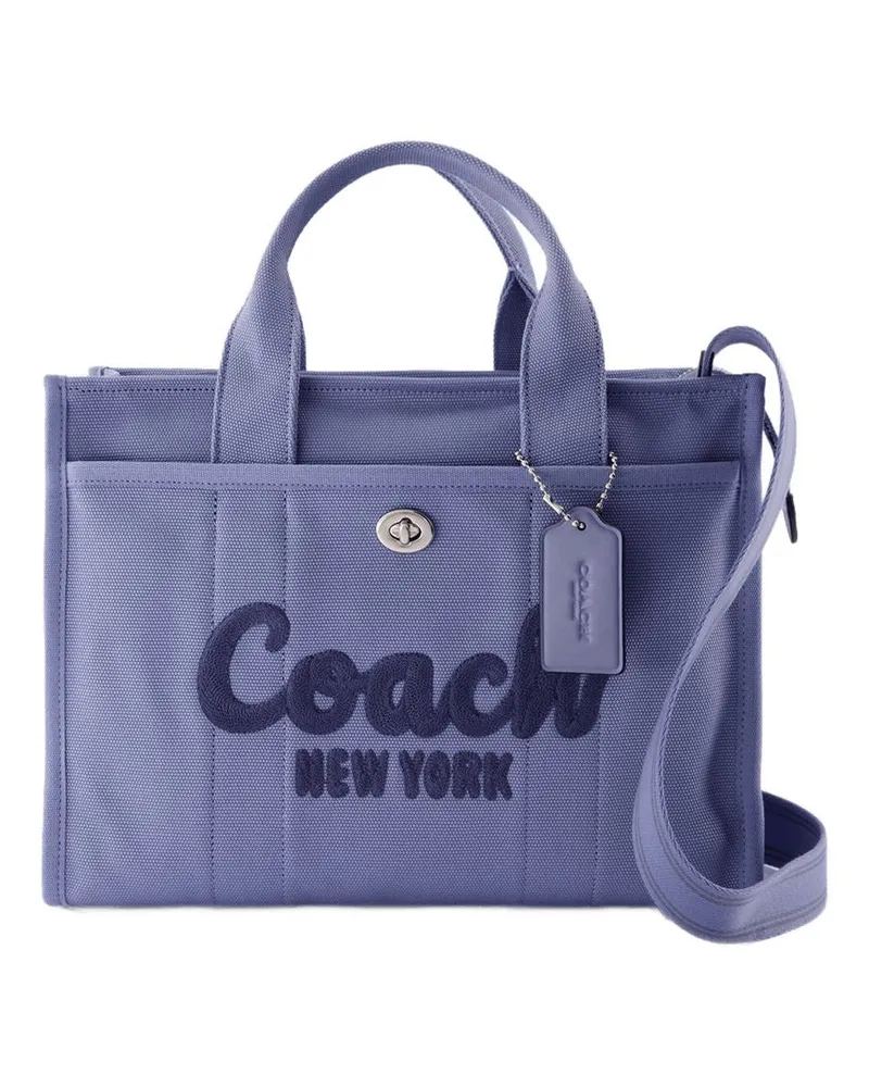 Coach Cargo Totes  Cotton Blue Blau