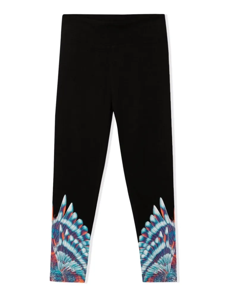 Marcelo Burlon | County of Milan Marcelo Burlon County of Mailand Blue Birds Wings Leggings Black