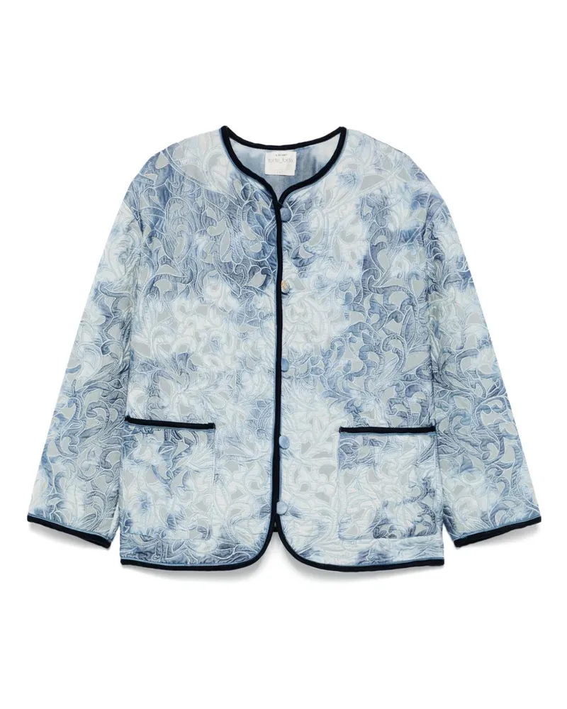 forte_forte Tie Dye Baumwolljacke Clear