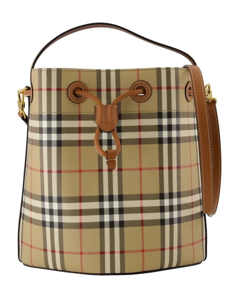 Burberry Ll kleine Kordelbräuche  Synthetisches Leder braun Braun