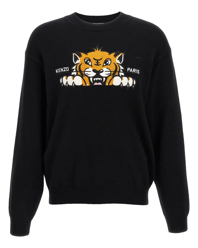 Kenzo Kenzo Happy Tiger' Pullover Black