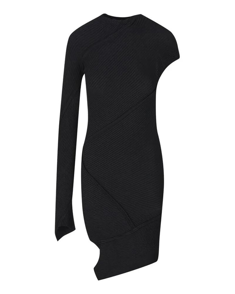 Balenciaga Spiral Mini Kleid Schwarz
