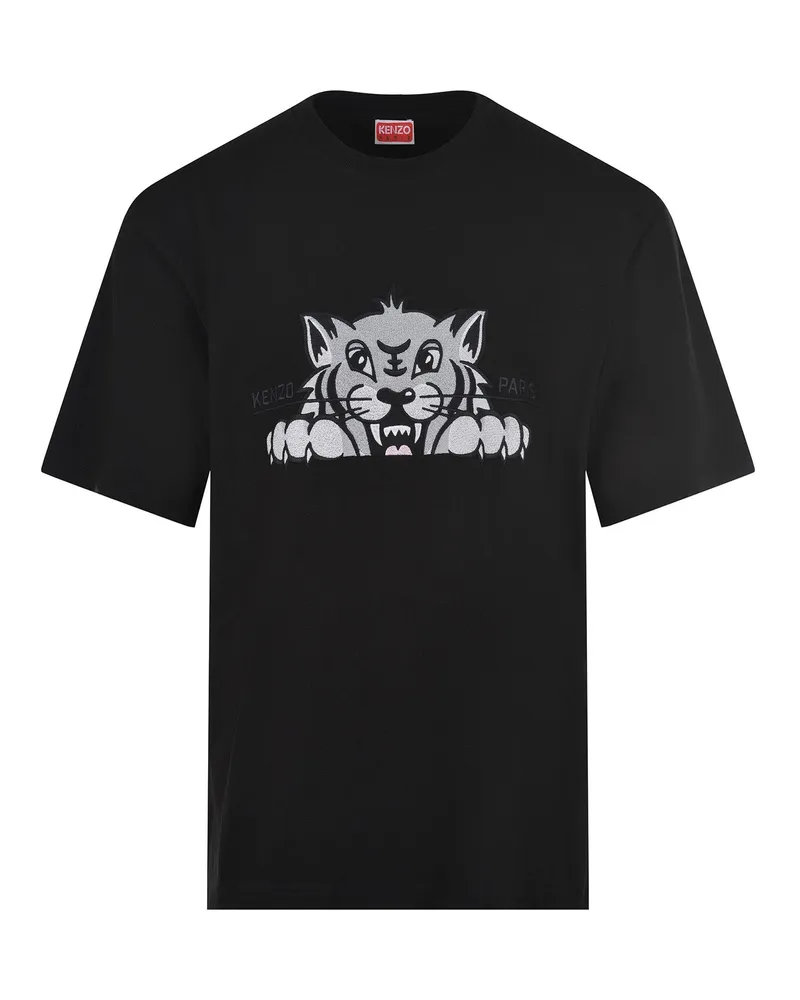 Kenzo T -Shirt aus Baumwolle Black