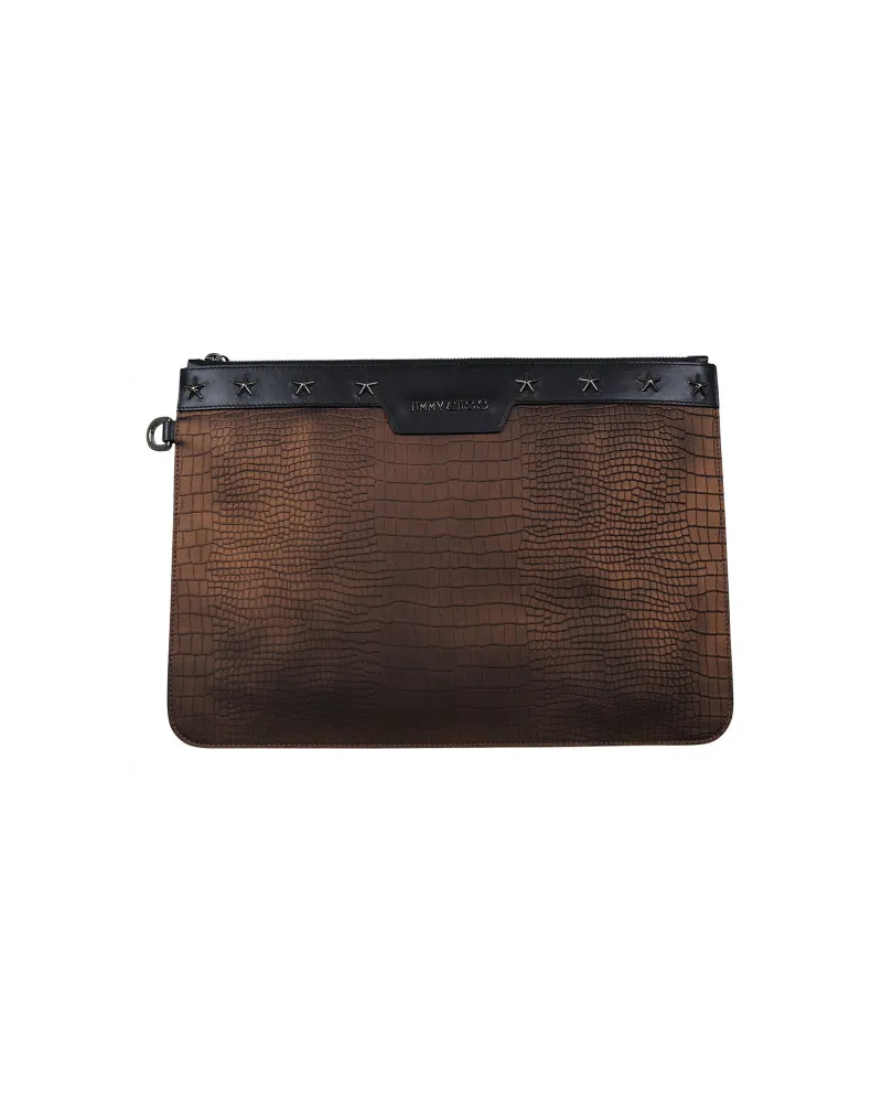Jimmy Choo Derek Clutch -Tasche Brown
