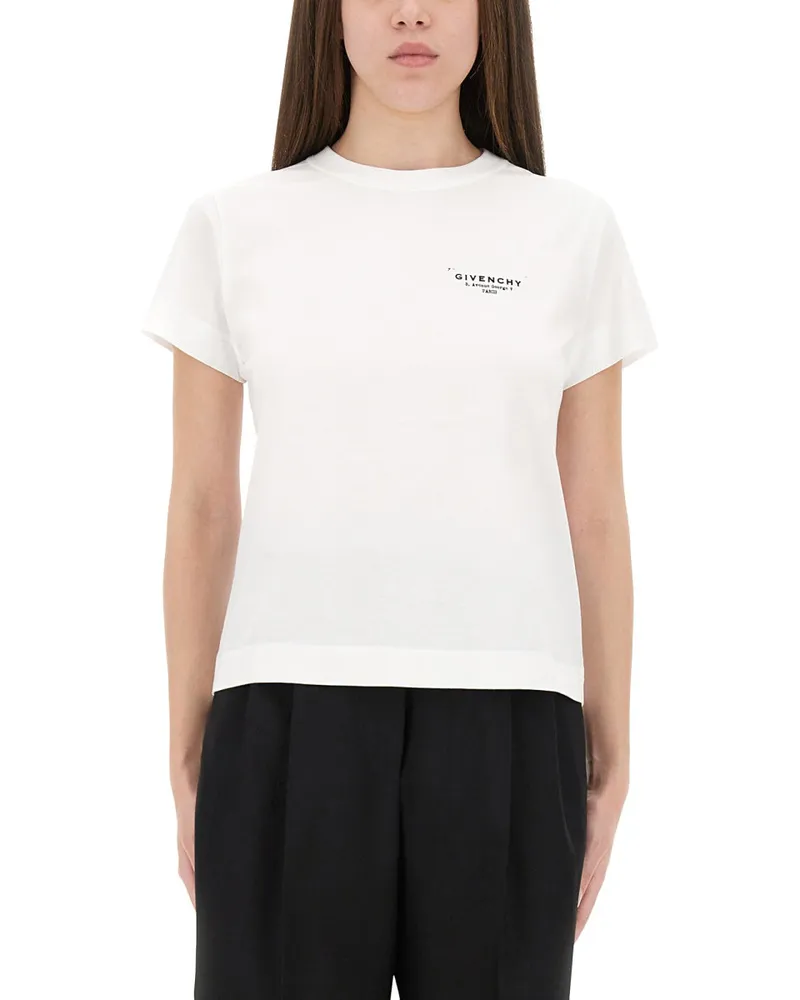 Givenchy T -Shirt mit Logo White