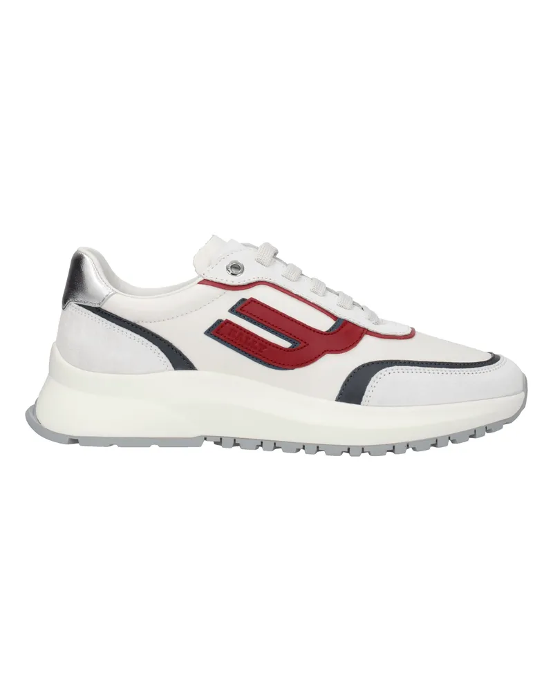 Bally Sneakers Demmy Herren Leder weiß/rot -