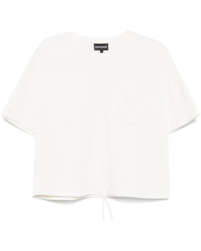 Emporio Armani Cotton T -Shirt White