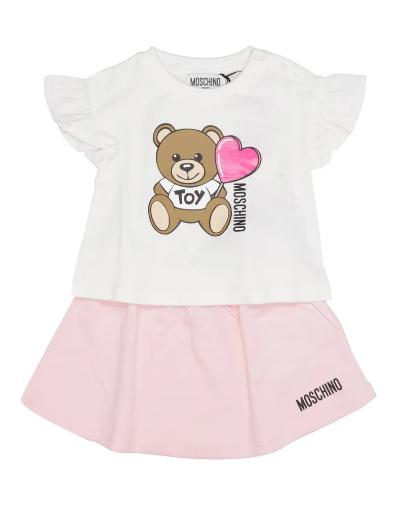 Moschino Clothing Bianco+rosa