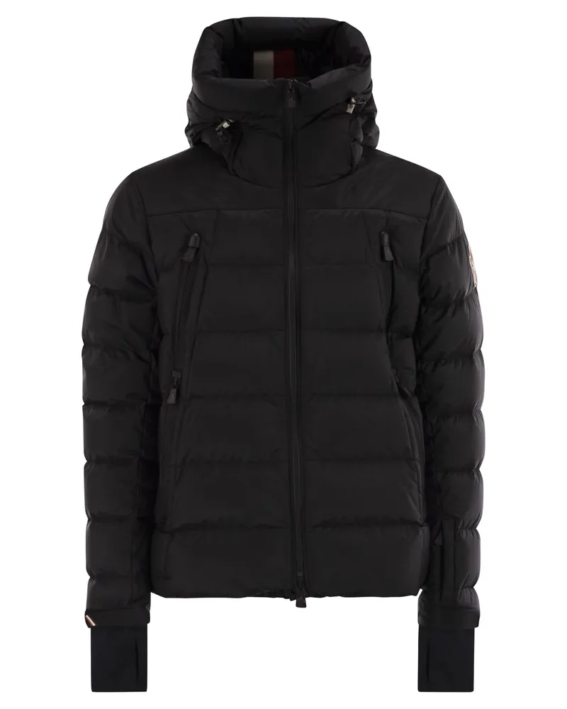 Moncler Camurac Short Down Jacke mit Kapuze Black