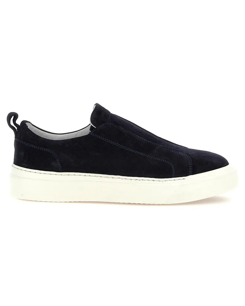 Kiton Wildleder -Turnschuhe Blue