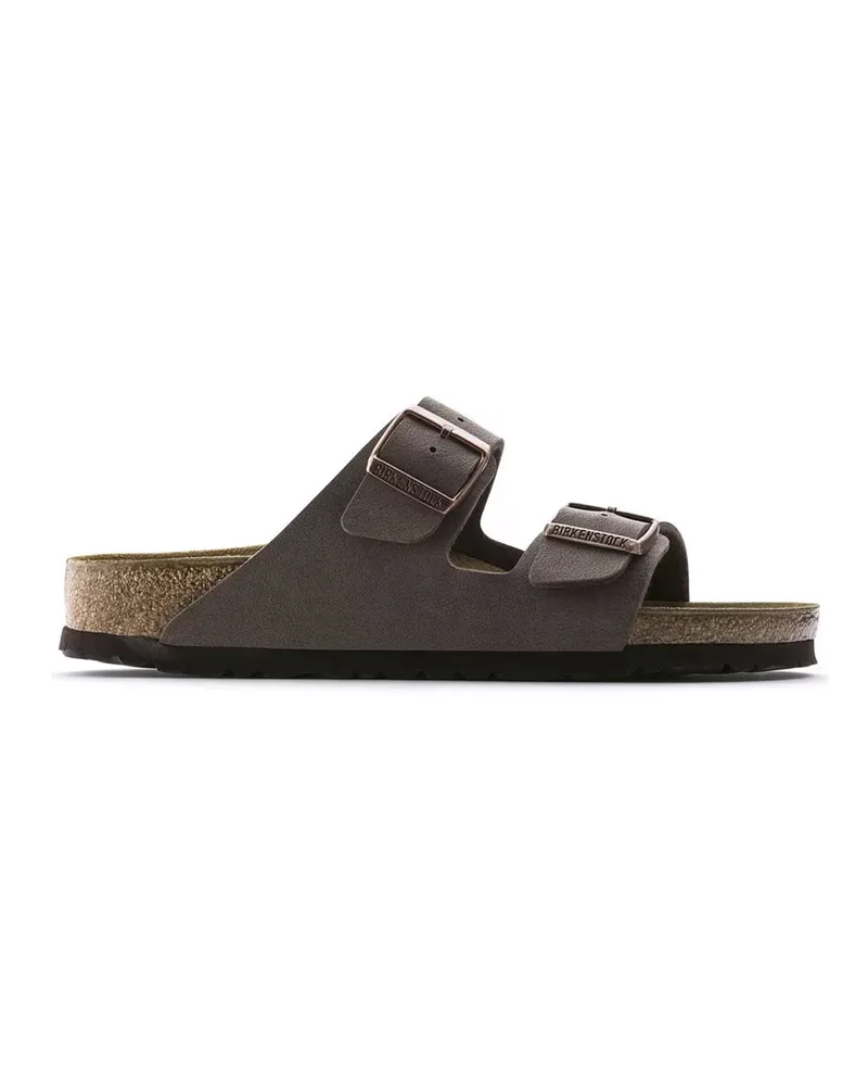 Birkenstock Ciabatta Arizona Birko Flor Nubuck Mocha Calzata S Brown