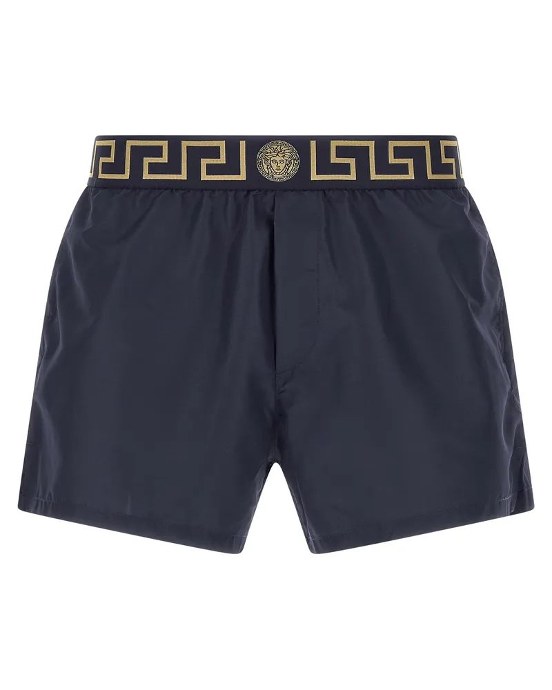 Versace Badeanzug „Greca Blue