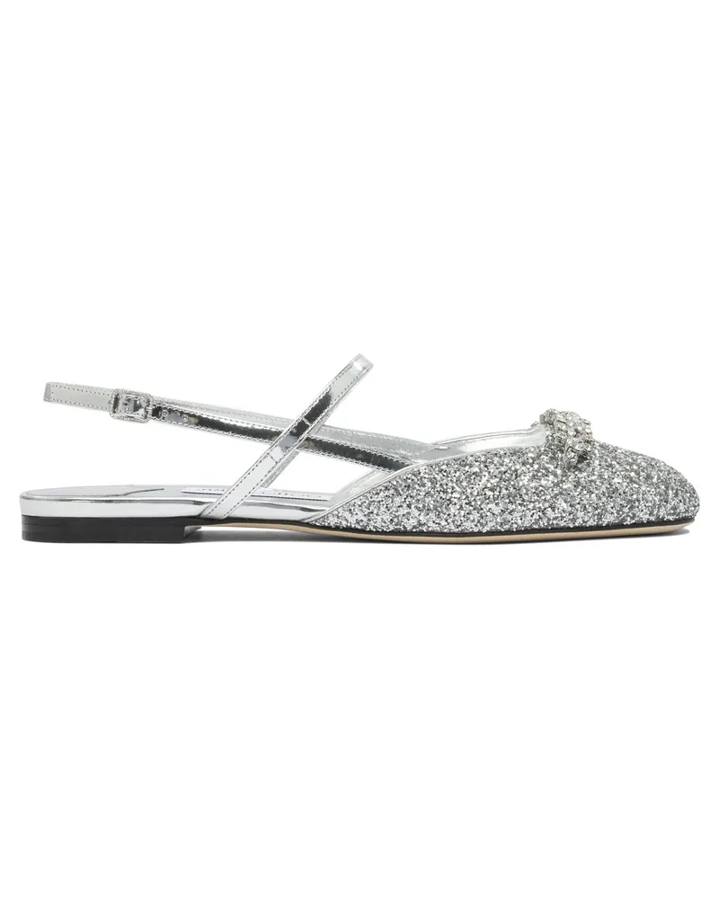 Jimmy Choo Slingback-Ballerinas „Belinda Silver