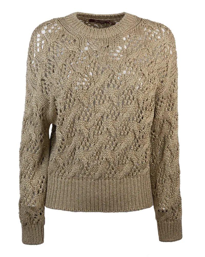 Max Mara Maglia Pilade Oro Gold