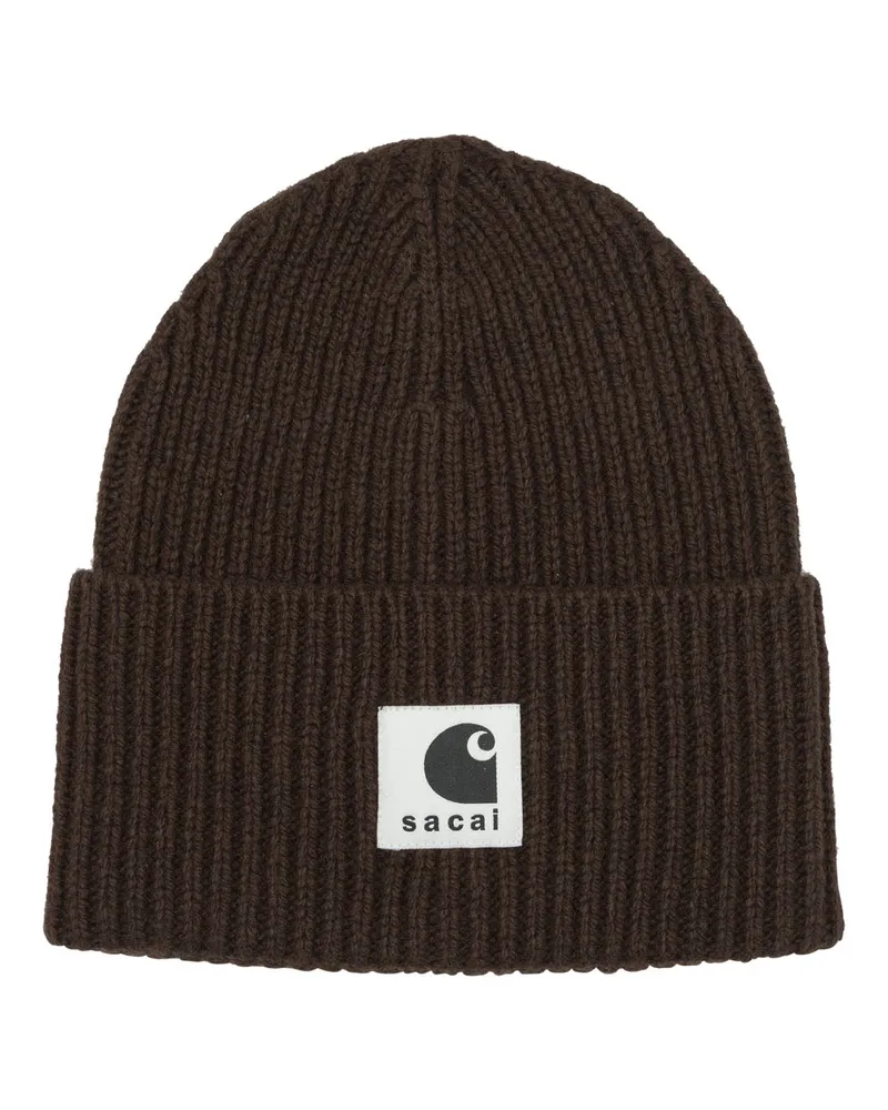 Sacai Sacai X Carhartt Wip“ Mütze Brown