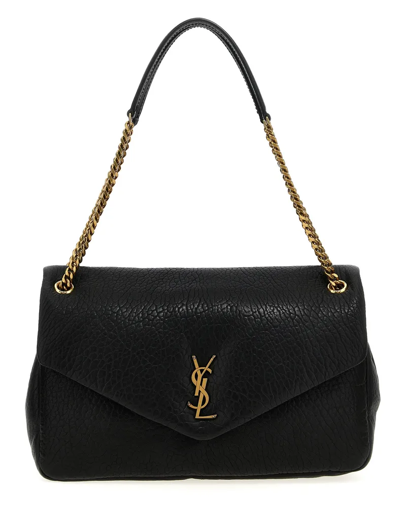 Saint Laurent Calypso' große Umhängetasche Black