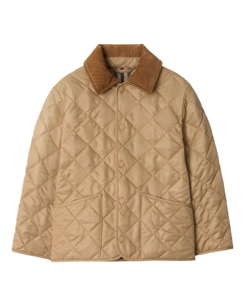 Burberry Coats Beige Beige