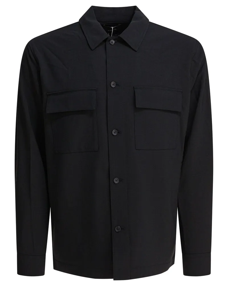Vince Overshirt-Jacke Black