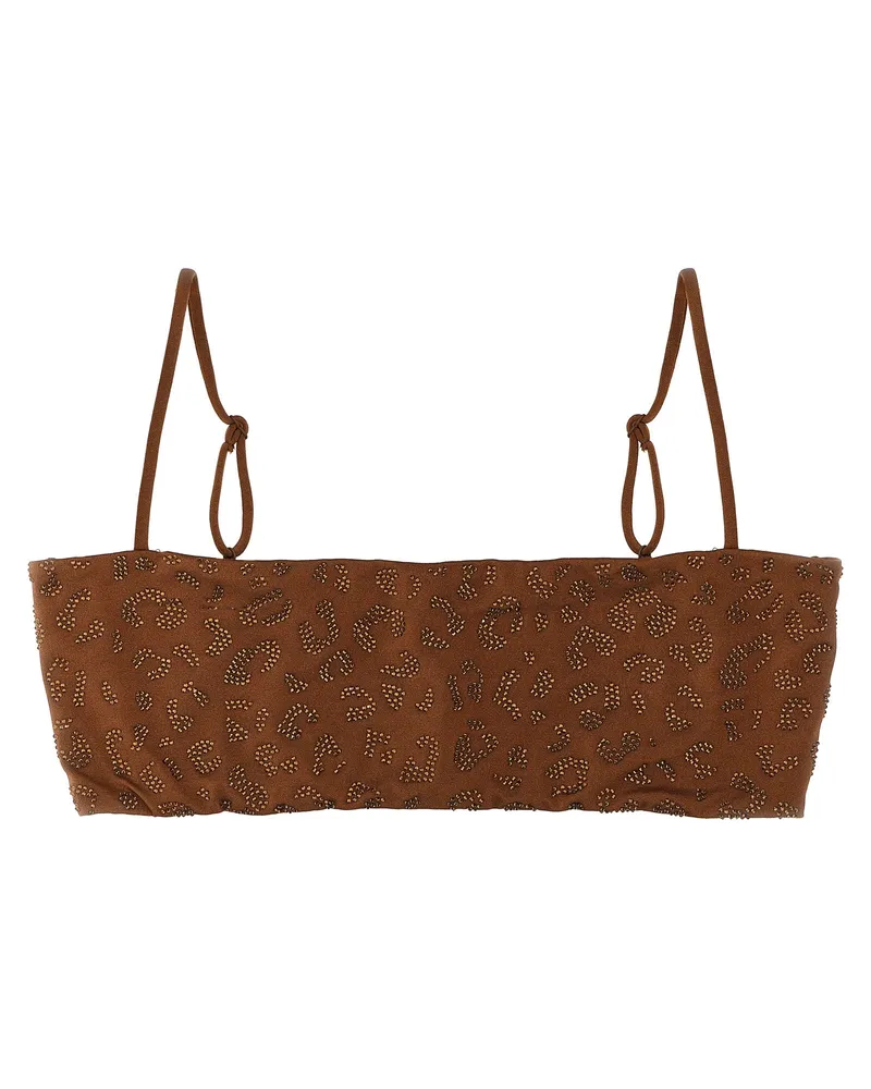 MC2 Saint Barth Athena' Bikini Top Brown