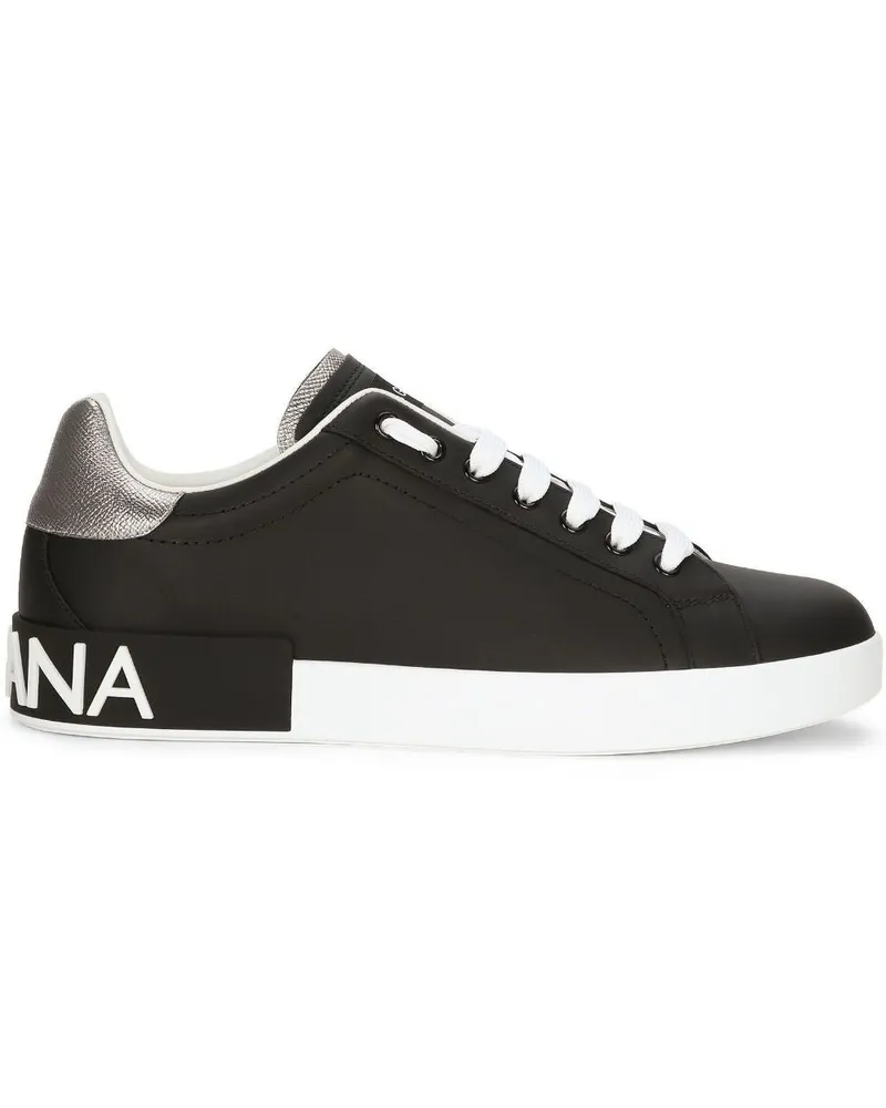 Dolce & Gabbana Portofino Leder -Sneaker portofino Black