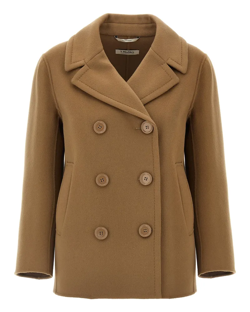 Max Mara Elise' Mantel Brown