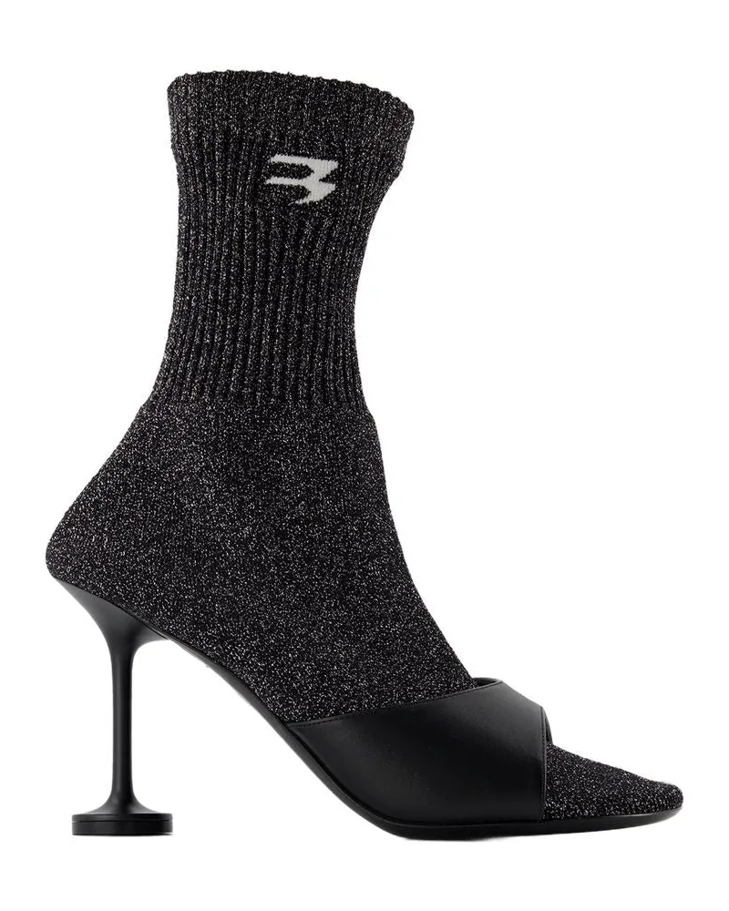 Balenciaga Carrera -Turnschuhe im schwarzen Netz Black
