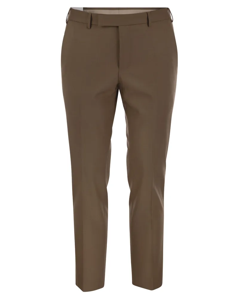 PT TORINO Dieci Virgin Wollhose Brown