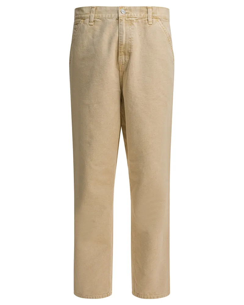 Carhartt WIP Single Knee“-Hose Beige