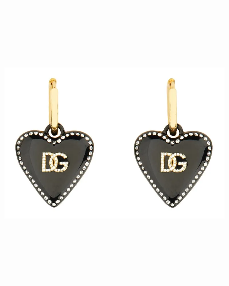 Dolce & Gabbana Logo -Ohrringe Black