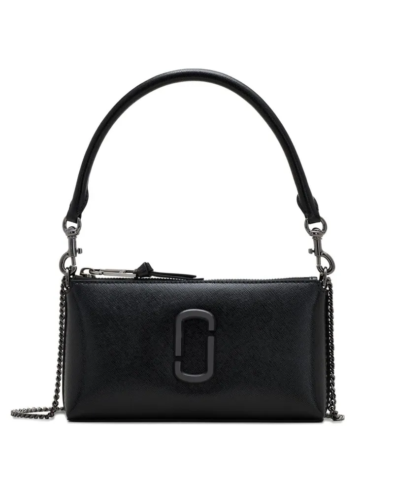 Marc Jacobs The Pochette Leder-Umhängetasche Black