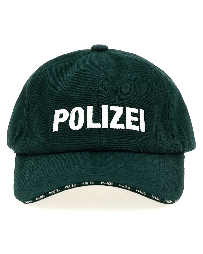 VETEMENTS Polizei' Cap Green