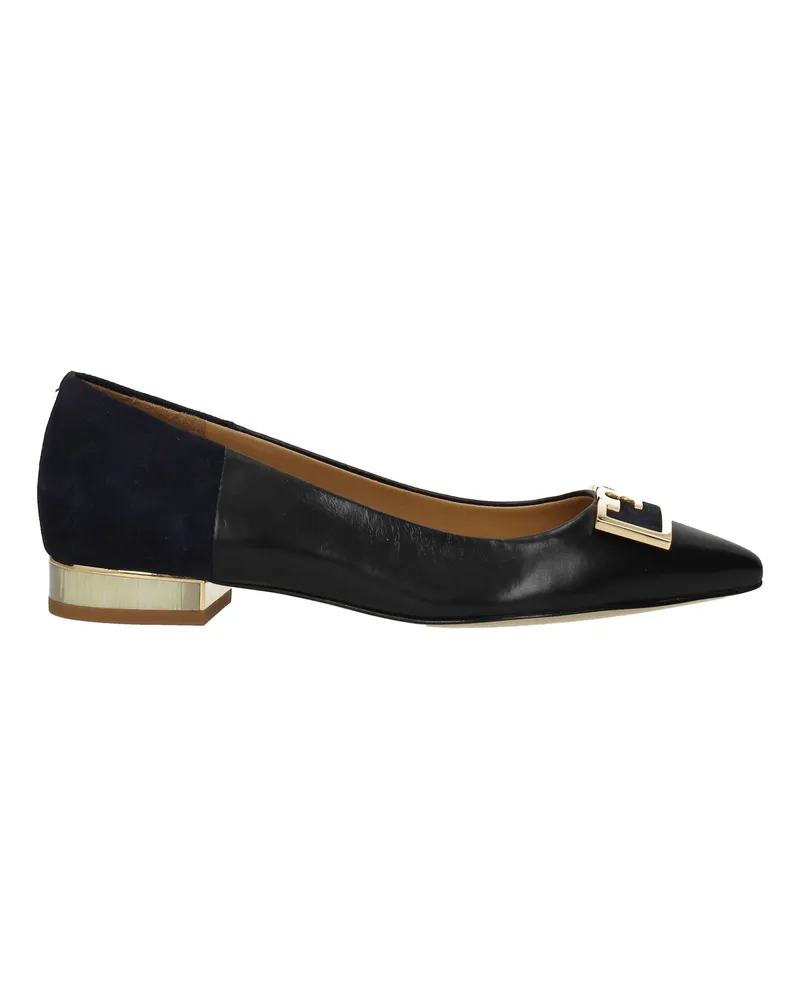 Tory Burch Damens Ballerinas aus Leder in Schwarz -