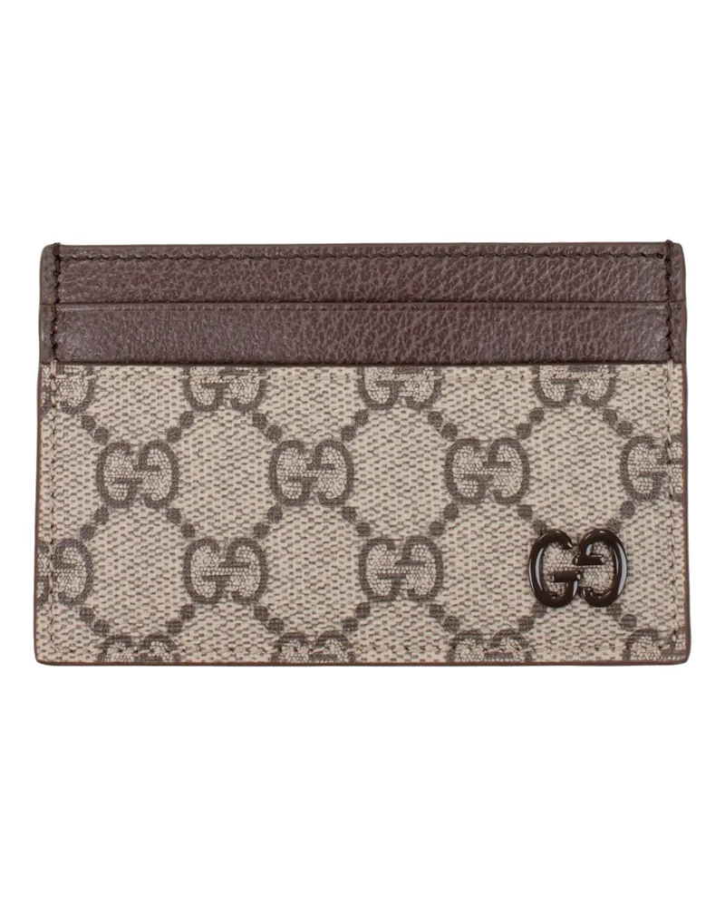 Gucci Herrens Dokumentenhalter aus Stoff in Beige/Ebenholz -