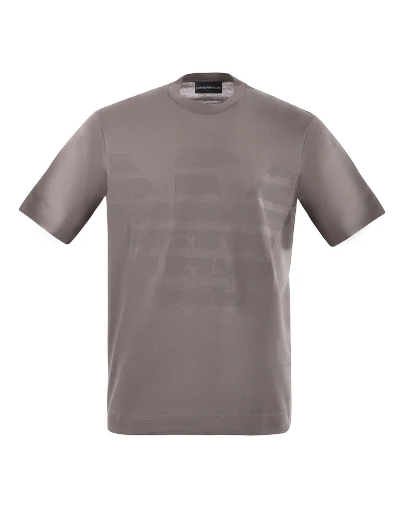 Emporio Armani Cotton T -Shirt Dove