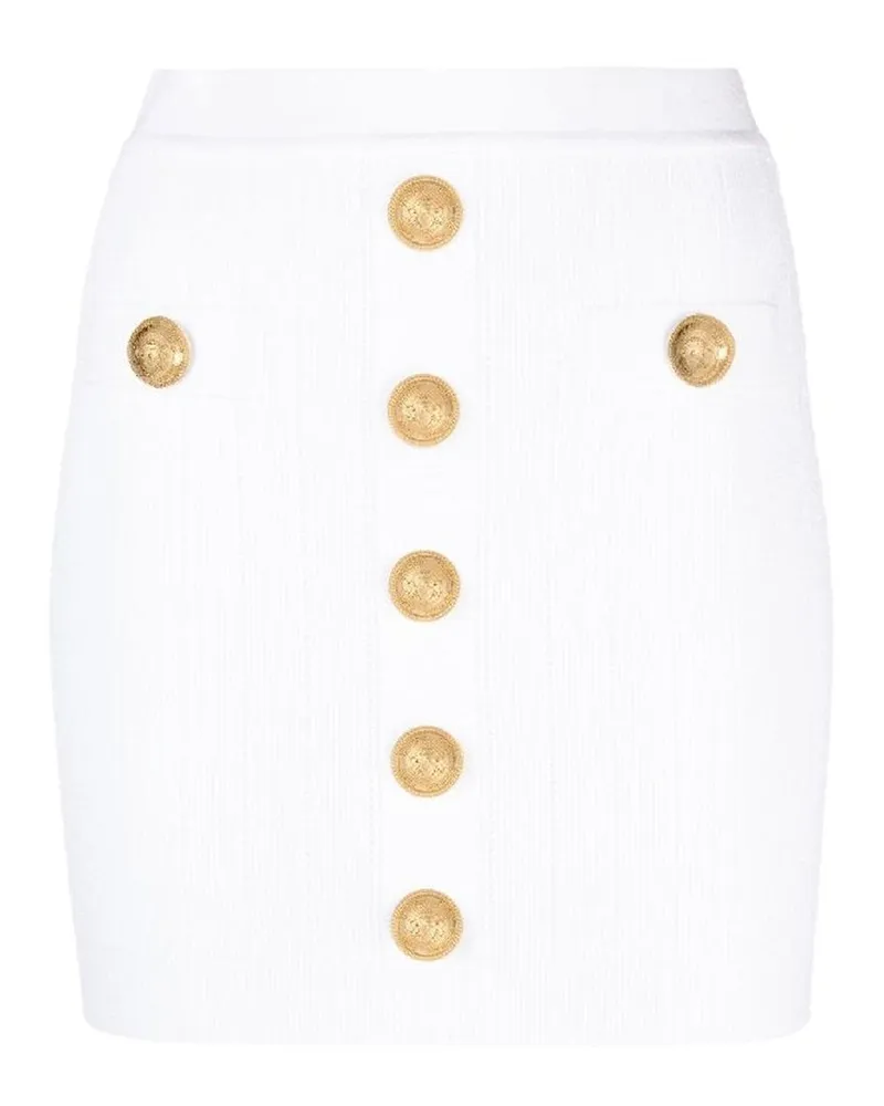 Balmain Stretch Minirock White