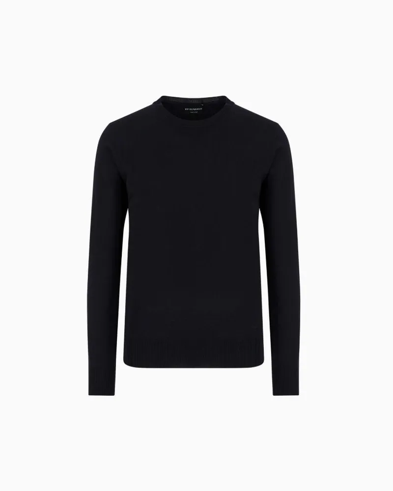 Emporio Armani Man Strickpullover Blue