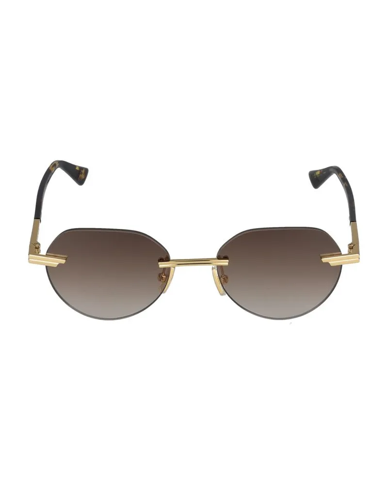 Bottega Veneta Sonnenbrille  Bv1379 S 003 Gold Gold Brown /19 /145 003