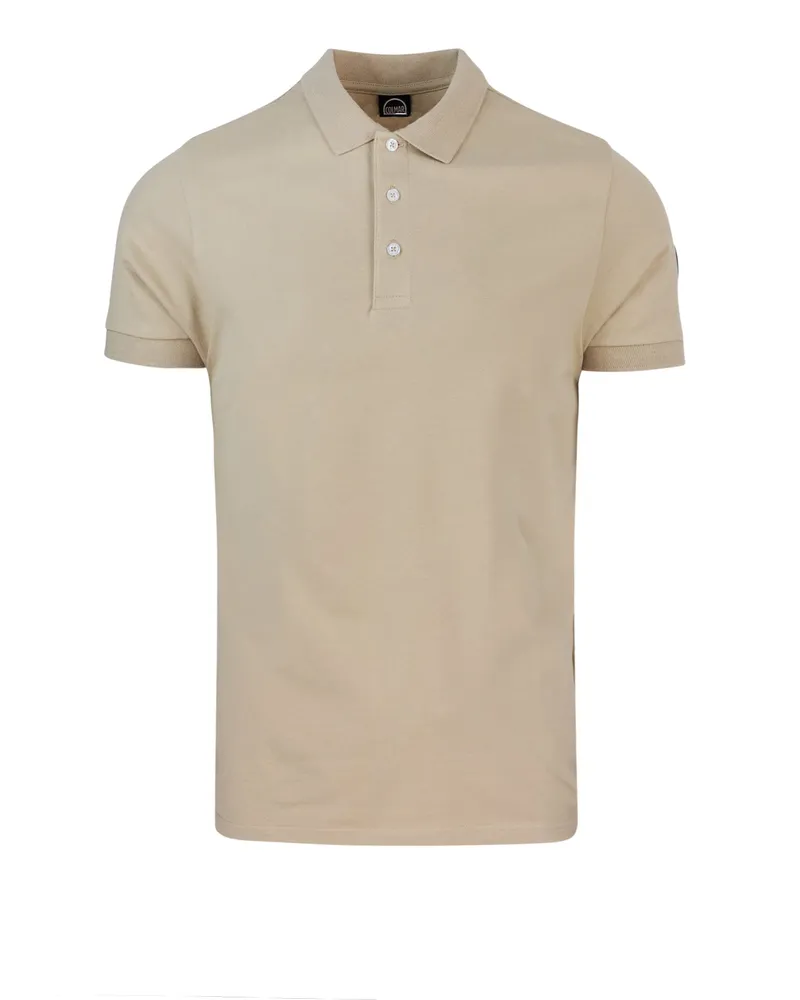 Colmar Polo in Piquè Beige Toni