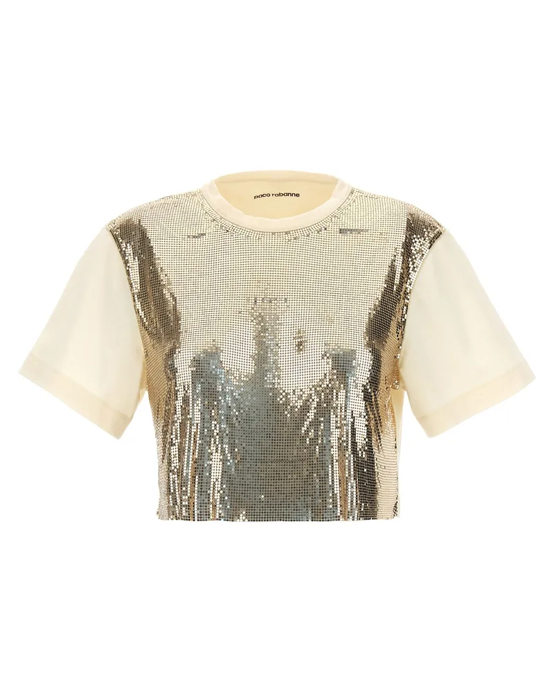 Paco Rabanne Metal Pailla Top Gold