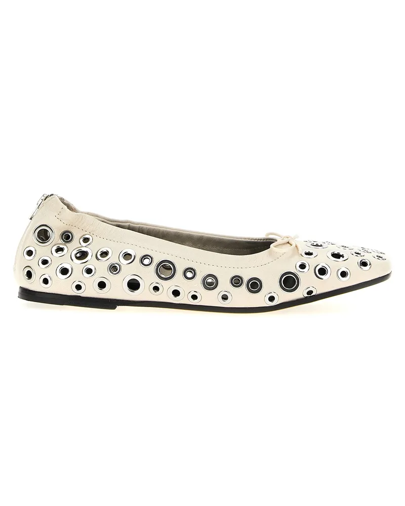 Golden Goose Golden Gans 'Amy' Ballet Flats White