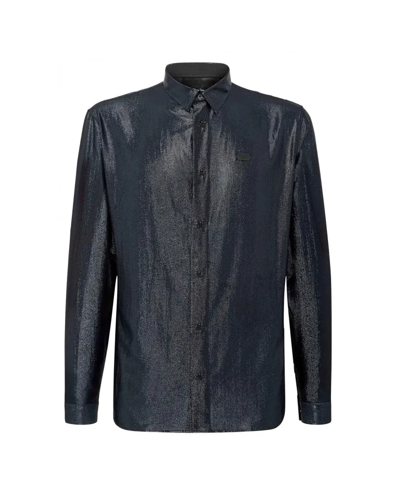 Philipp Plein ls Schädelhemd Black